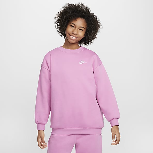 Pink nike air sweatshirt sales